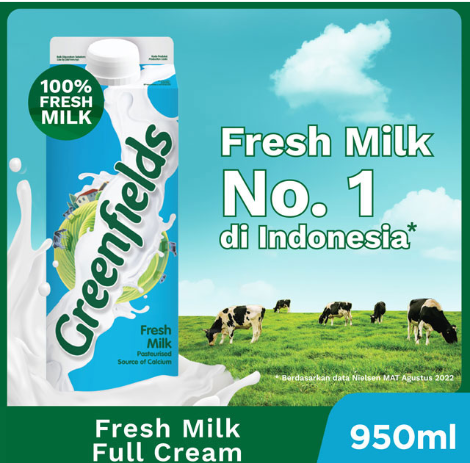 Susu Kotak Fresh Milk Pasteurisasi Greenfields: Pilihan Sehat untuk Keluarga